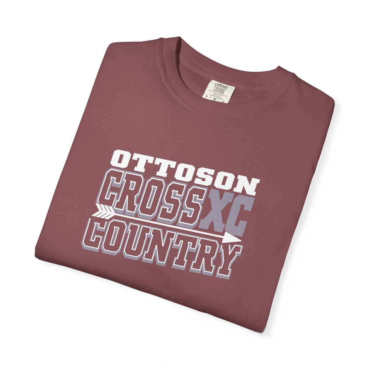 Ottoson Cross Country Heavyweight Washed Team Tee (Unisex)