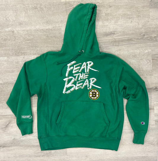 Upcycled Fear the Bear Bruins Hoody 1/1