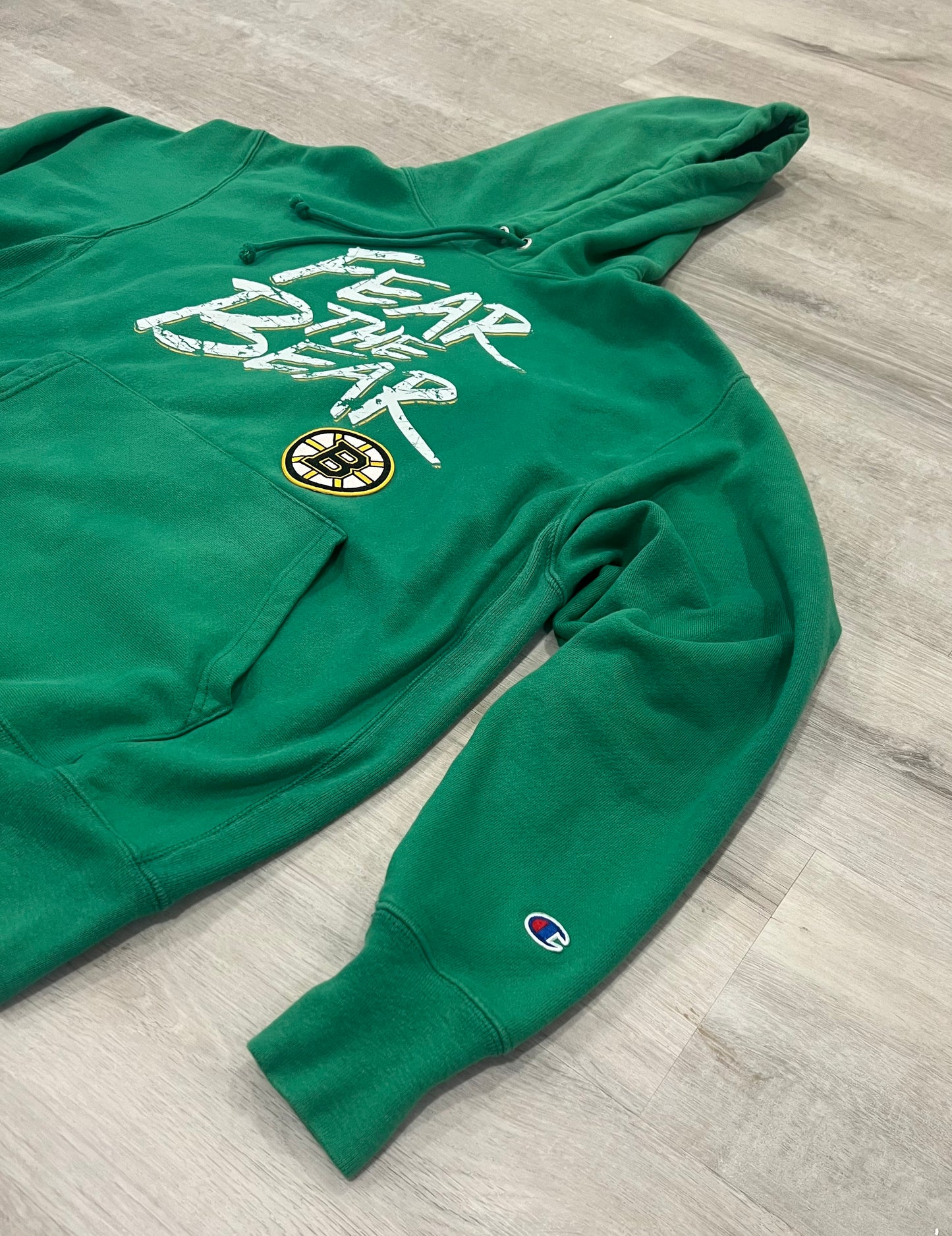 Upcycled Fear the Bear Bruins Hoody 1/1