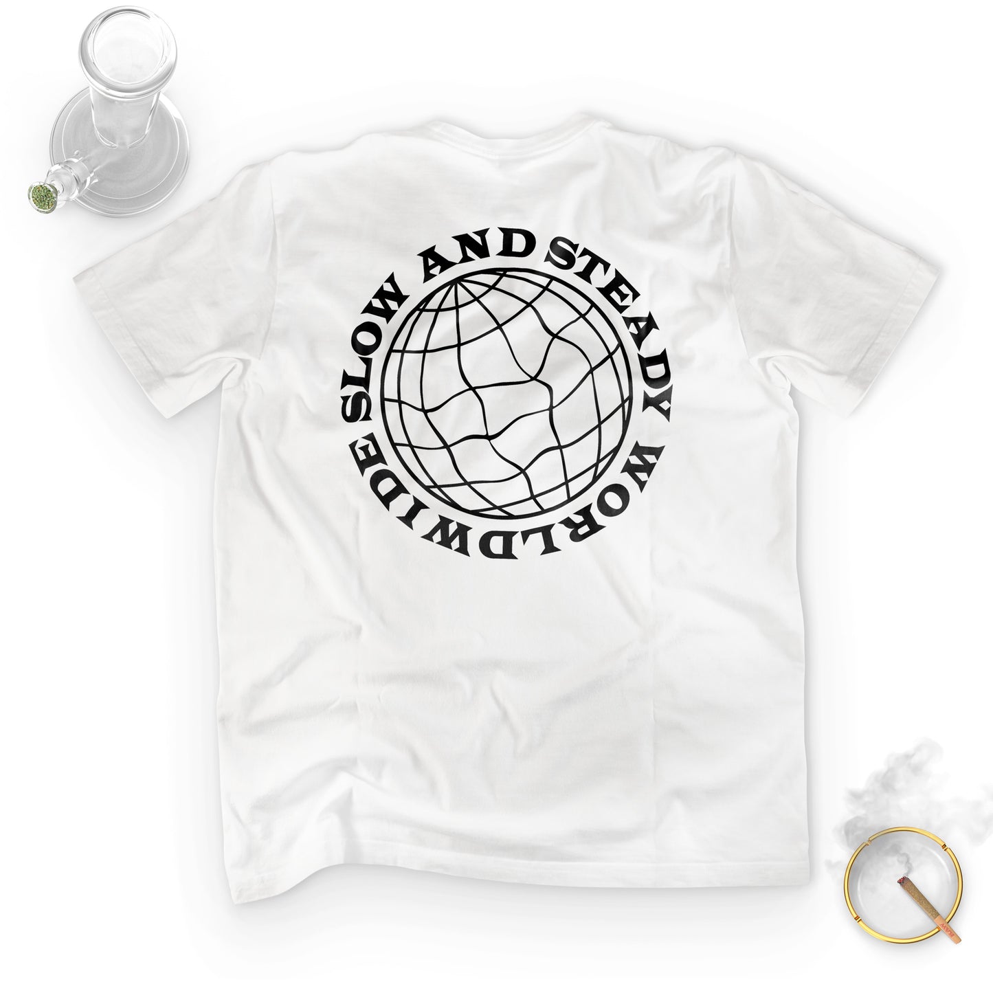 Slow And Steady WHITE FIX - Heavyweight Unisex Tee - Beefy Cotton Tee