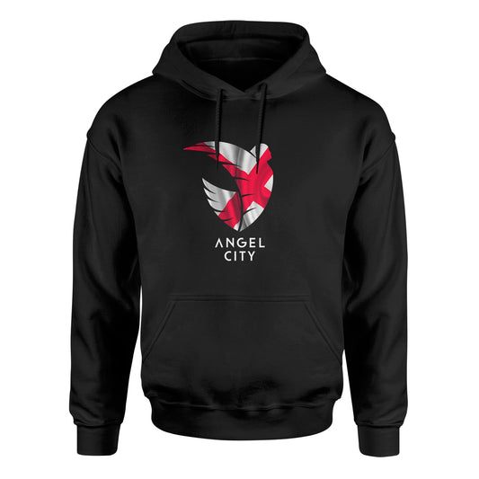 England Angel City Crest - Biblend Hoodie - Unisex
