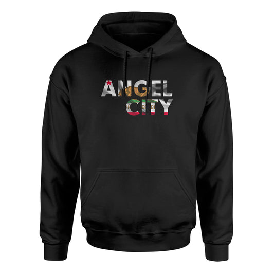 California Angel City Wordmark - Biblend Hoodie - Unisex