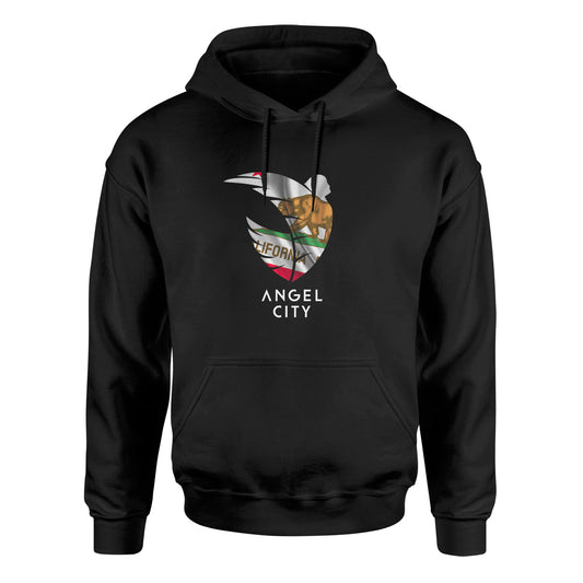 California Angel City Crest - Biblend Hoodie - Unisex